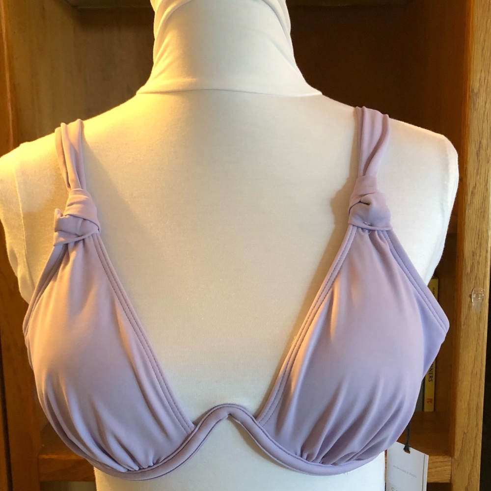NWT Shade and Shore lilac bathing top